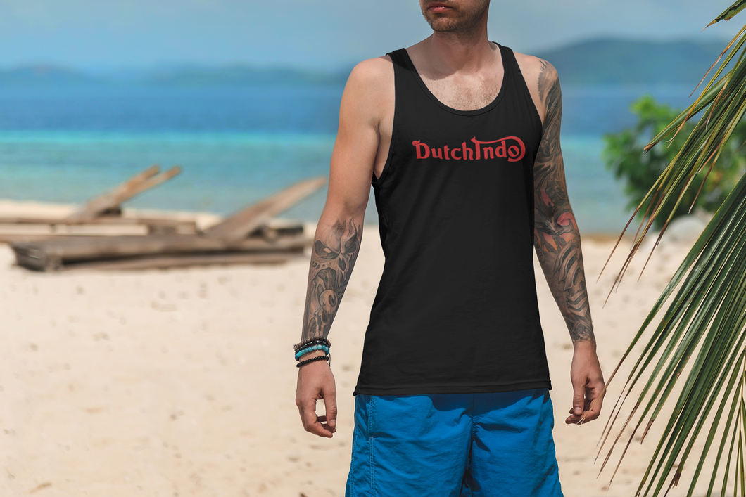 Dutch Indo Black-Red Premium Tank Top