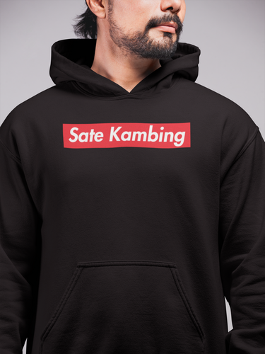 Sate Kambing Box Logo Hoodie